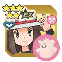 Leaf & Clefable variant 2