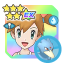 Misty and Golduck